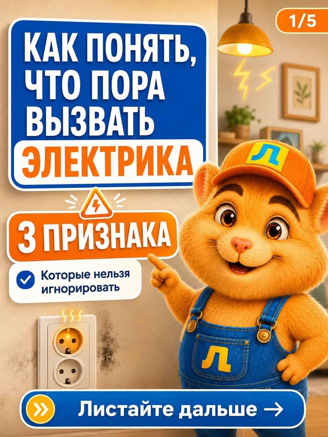 Электрика редко ломается “вдруг” ⚡
