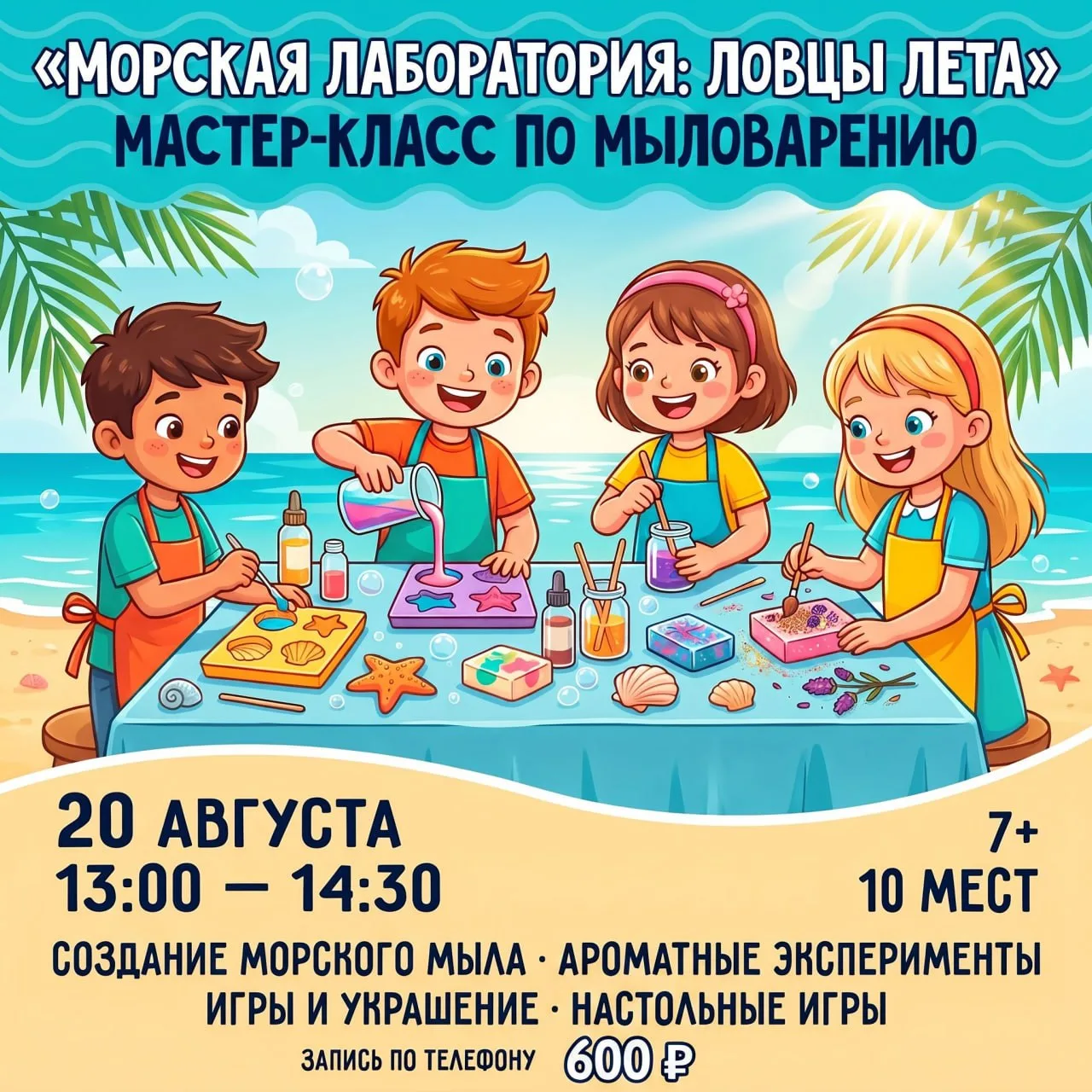 Добрый день! 🌊Желающих,приглашаем завтра на мастер-класс.