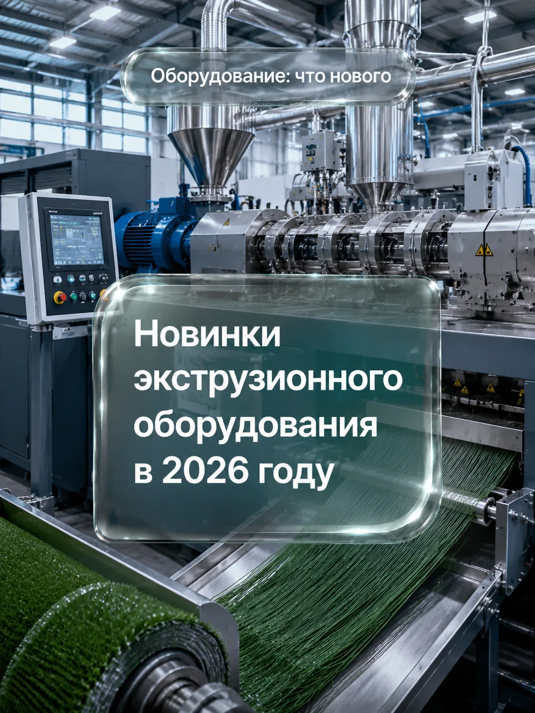 В марте-мае компании показали оборудование для переработки пластика. Среди них двухшнек...