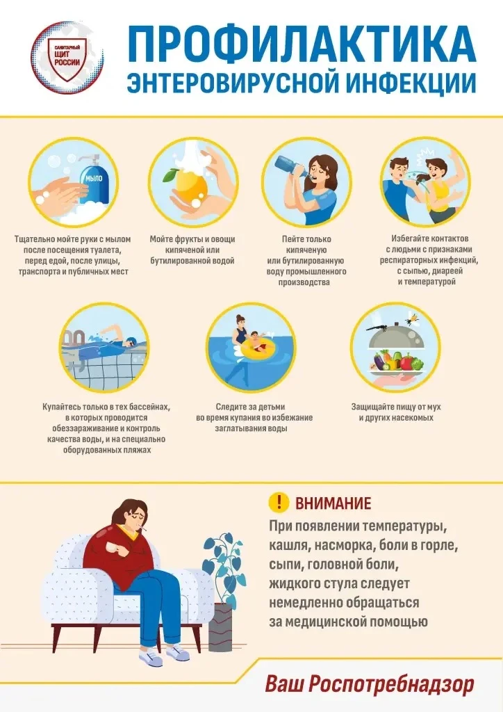 ❗️Внимание, родители! Как защитить детей от энтеровирусной инфекции