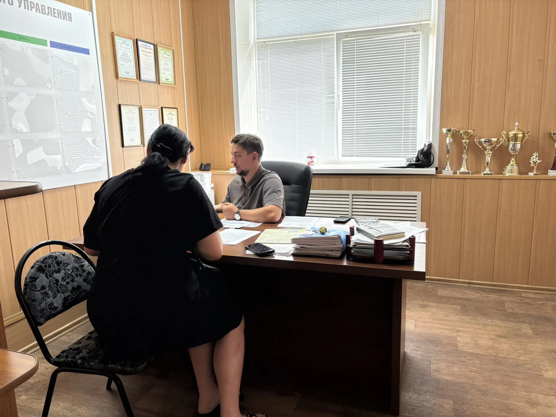Состоялся очередной приём граждан, который провёл руководитель управления имущественных...