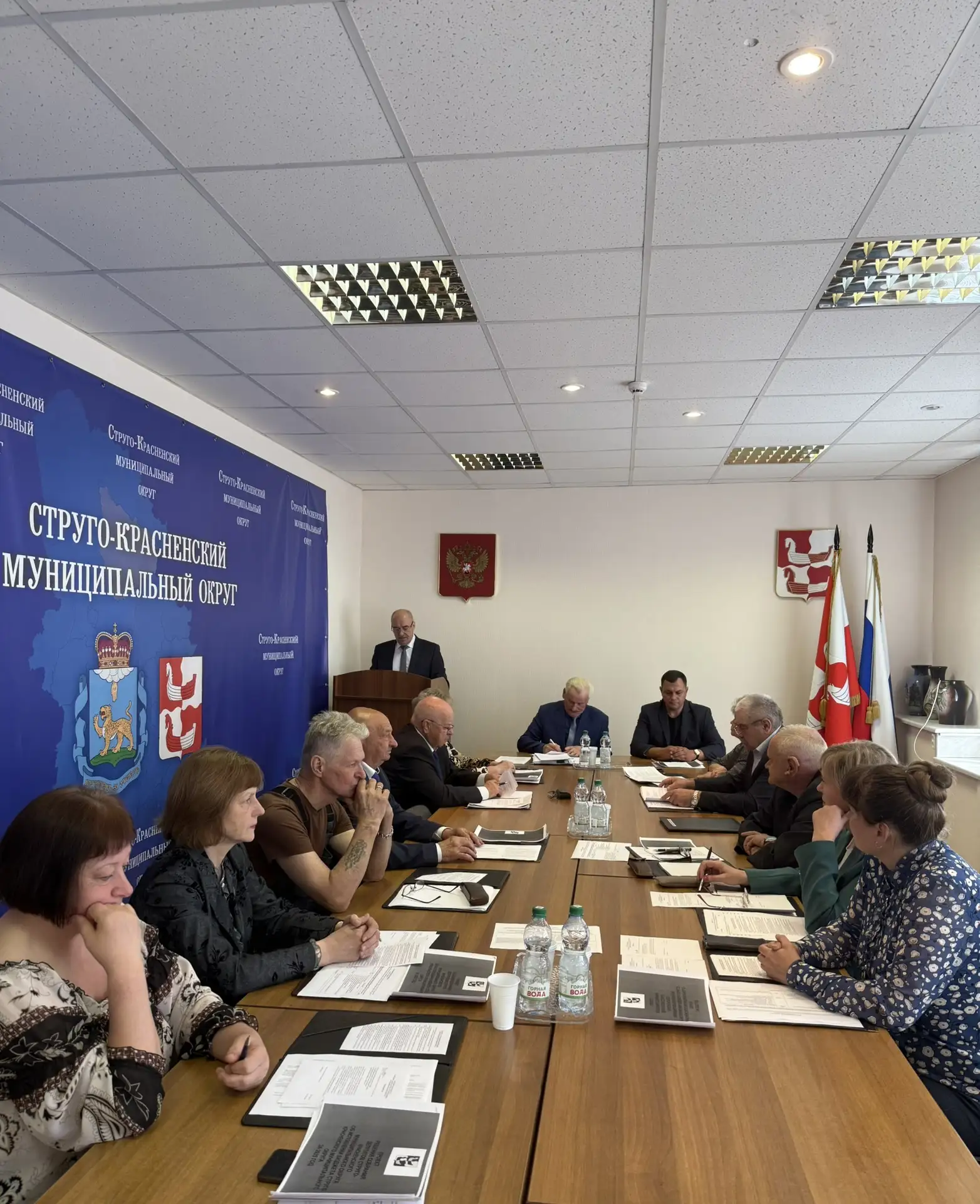Глава округа Александр Волков представил отчёт о деятельности администрации округа за 2...