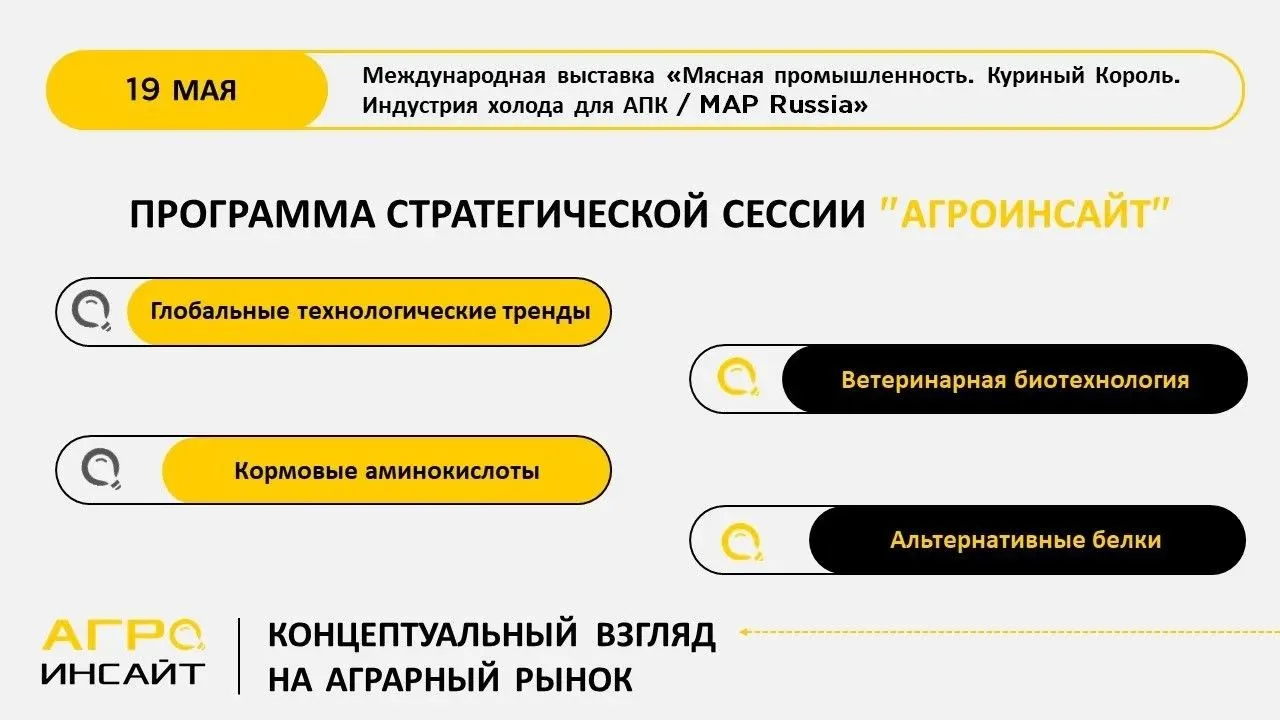 Программа стратегической сессии «Новые решения для агроиндустрии в условиях технологиче...