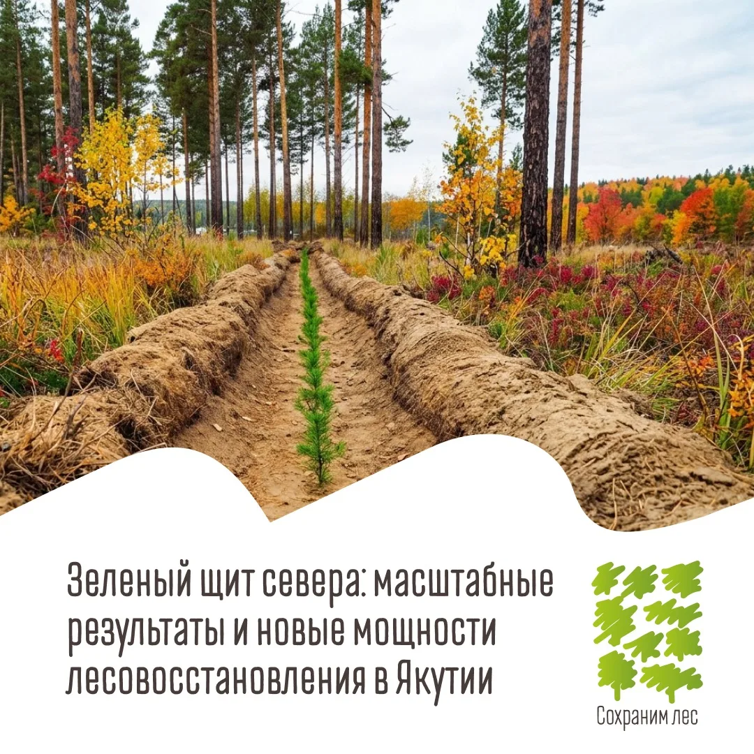 Якутия подготовит миллион саженцев для восстановления лесов 🌲