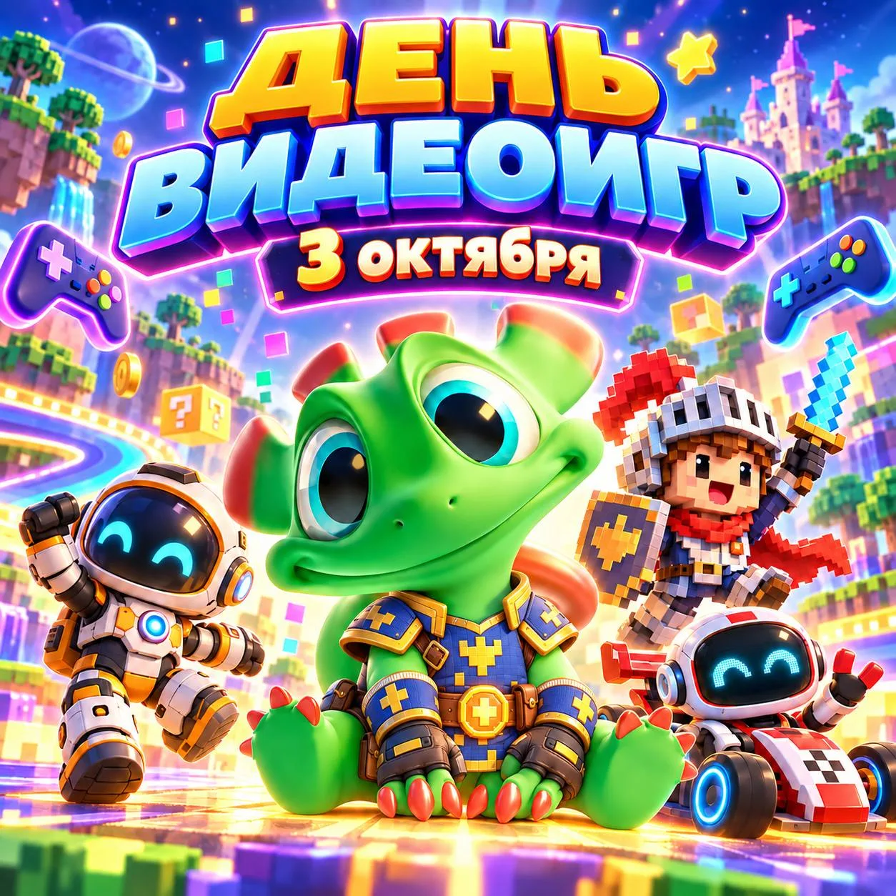 🎮 3 октября — День видеоигр!