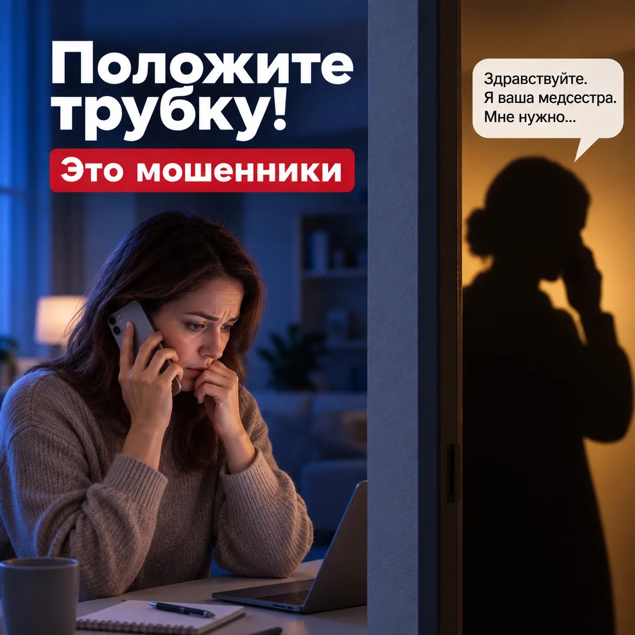 🚨  «Это медсестра…» — мошенники в медицине