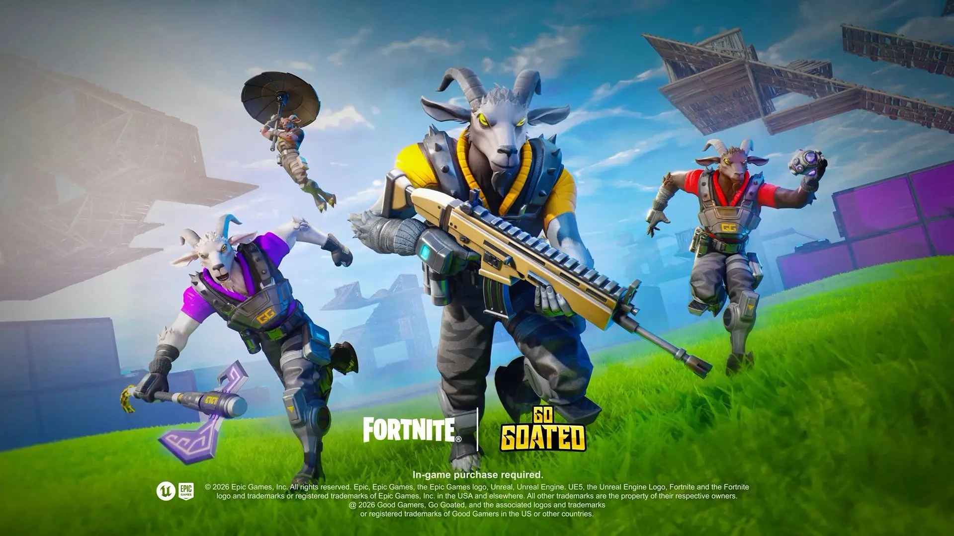 🐐 В игре запланирована коллаборация с GO GOATED (да, с картой творческого режима)