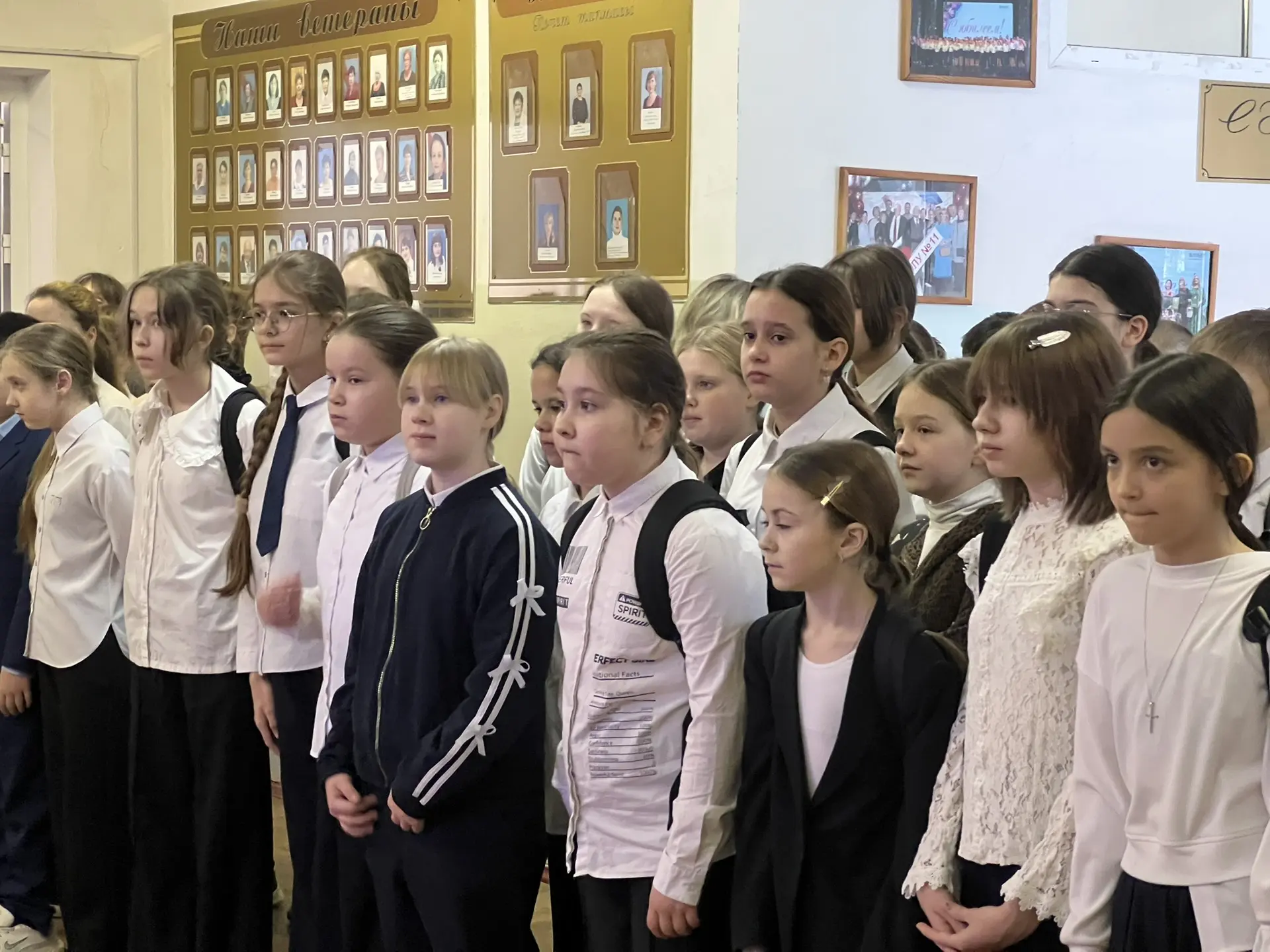 Вчера в школе прошла традиционная линейка, на которой рассказали о гимнах Российской Фе...
