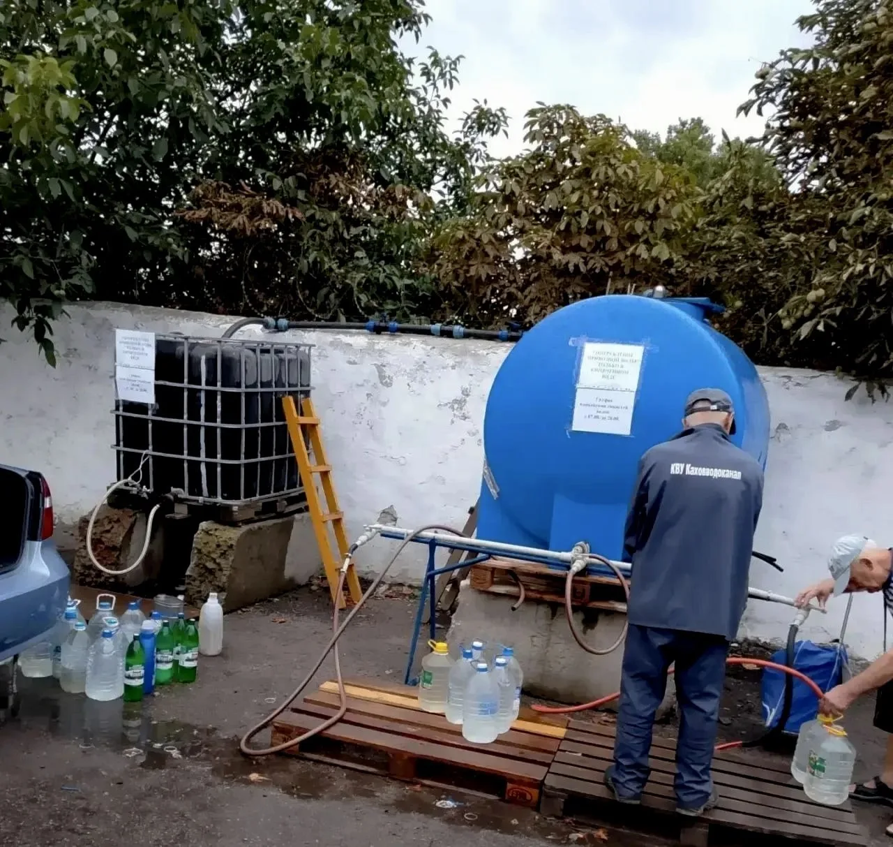 💧 Подачу воды в Каховском округе обеспечили дизельгенераторы