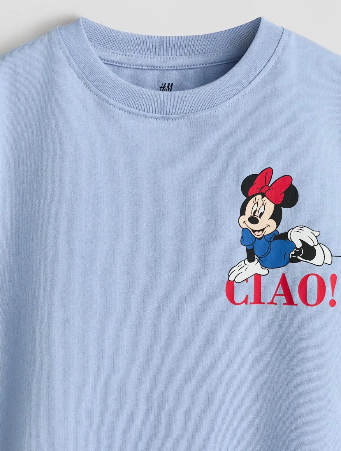 Футболка голубая 1 шт H&M