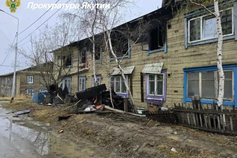 ❗Мужчина погиб, еще один пострадал при пожаре в жилом доме в Якутске  Ранним утром 26 мая произошел 