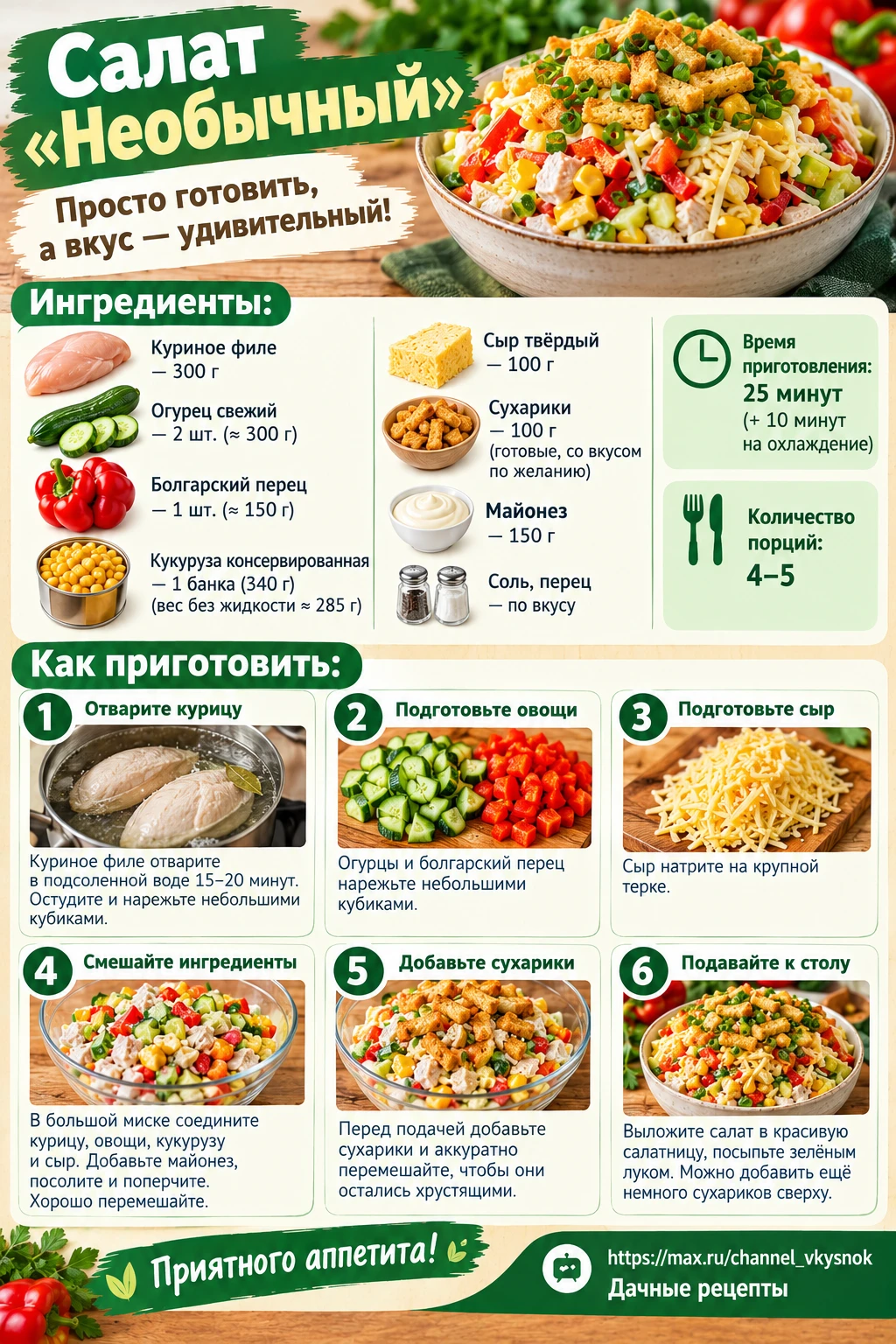 Салат Необычный