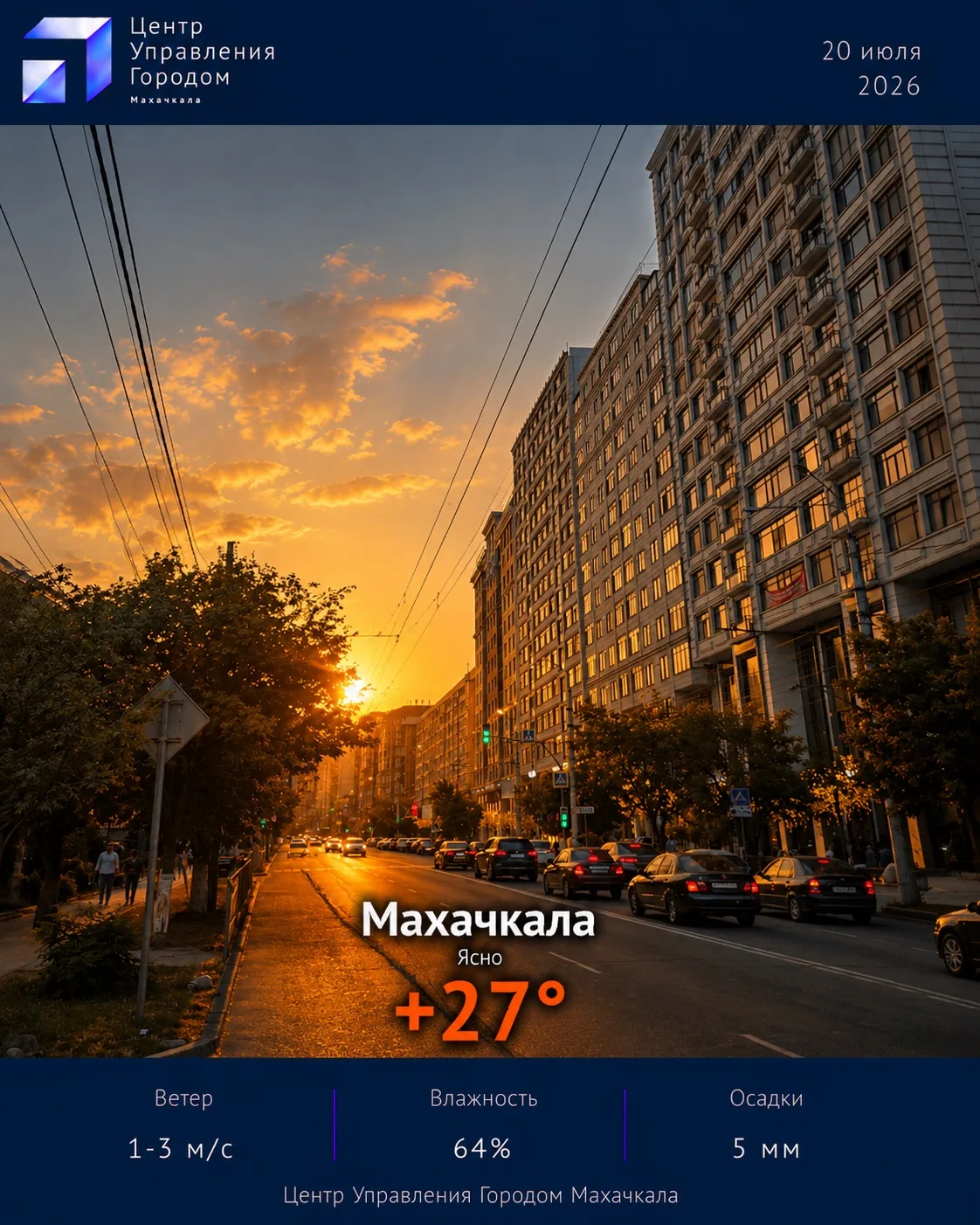 🌤️ Прогноз в столице