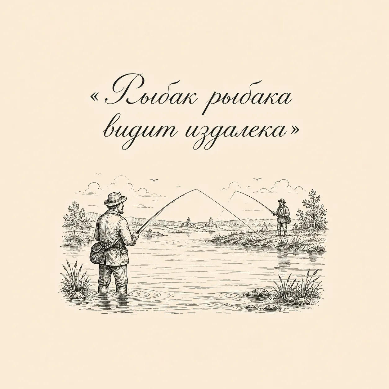 Рыбак рыбака видит издалека