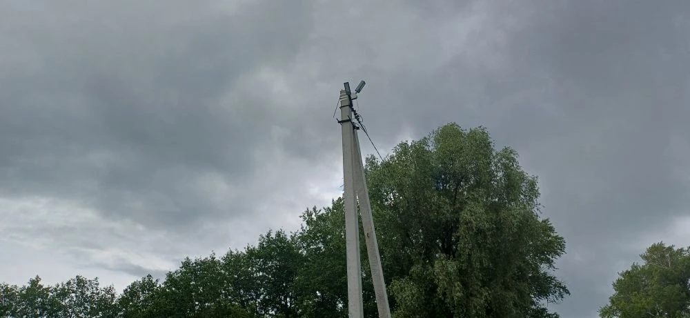 Провели текущий ремонт уличного освещения по замене перегоревших фонарей.