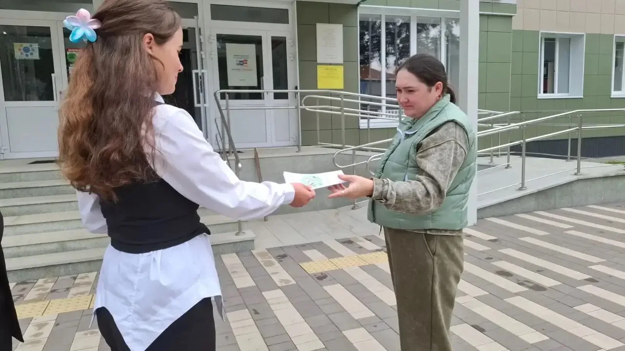 📣 Акция «Мы против террора» в нашей гимназии