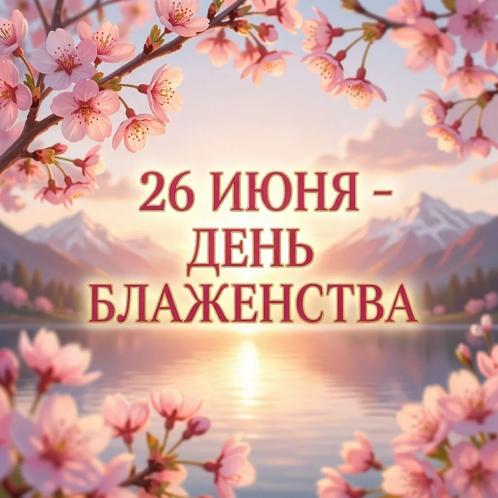 😊26 июня отмечают День блаженства — праздник, который напоминает нам о важности радости и внутренне