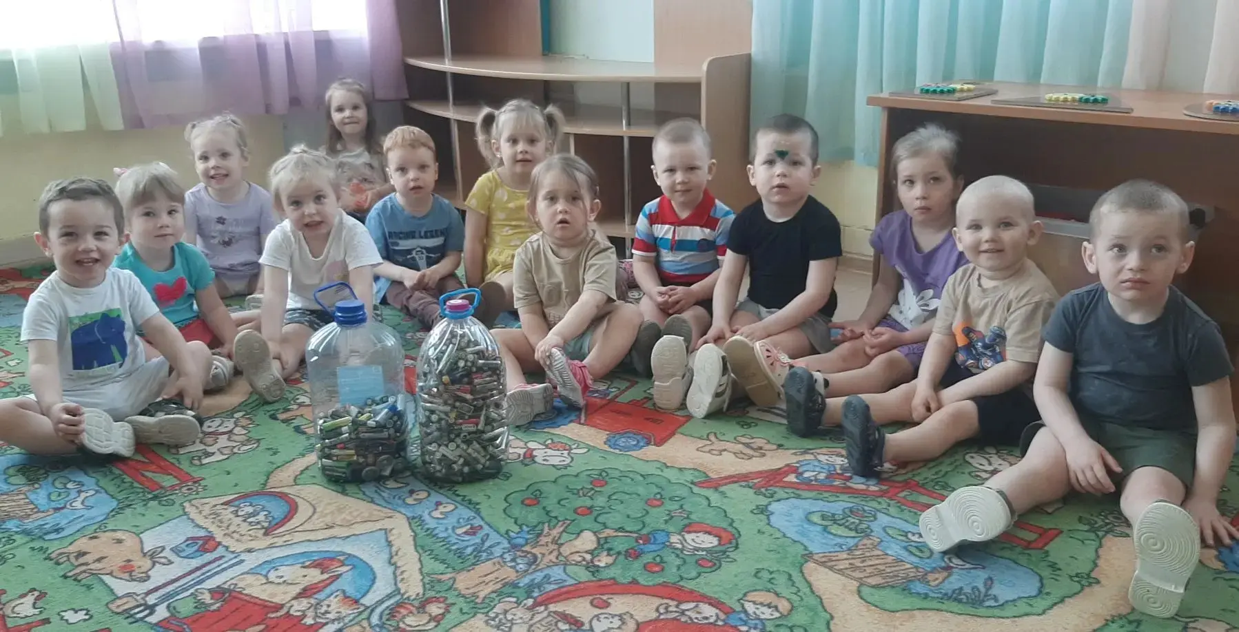 🔋В нашем детском саду прошла экологическая акция «Сдай батарейку — спаси ёжика».🦔