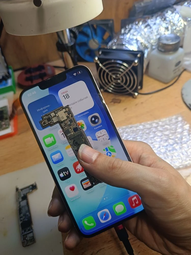 Swap iphone - после сильного удара или падения