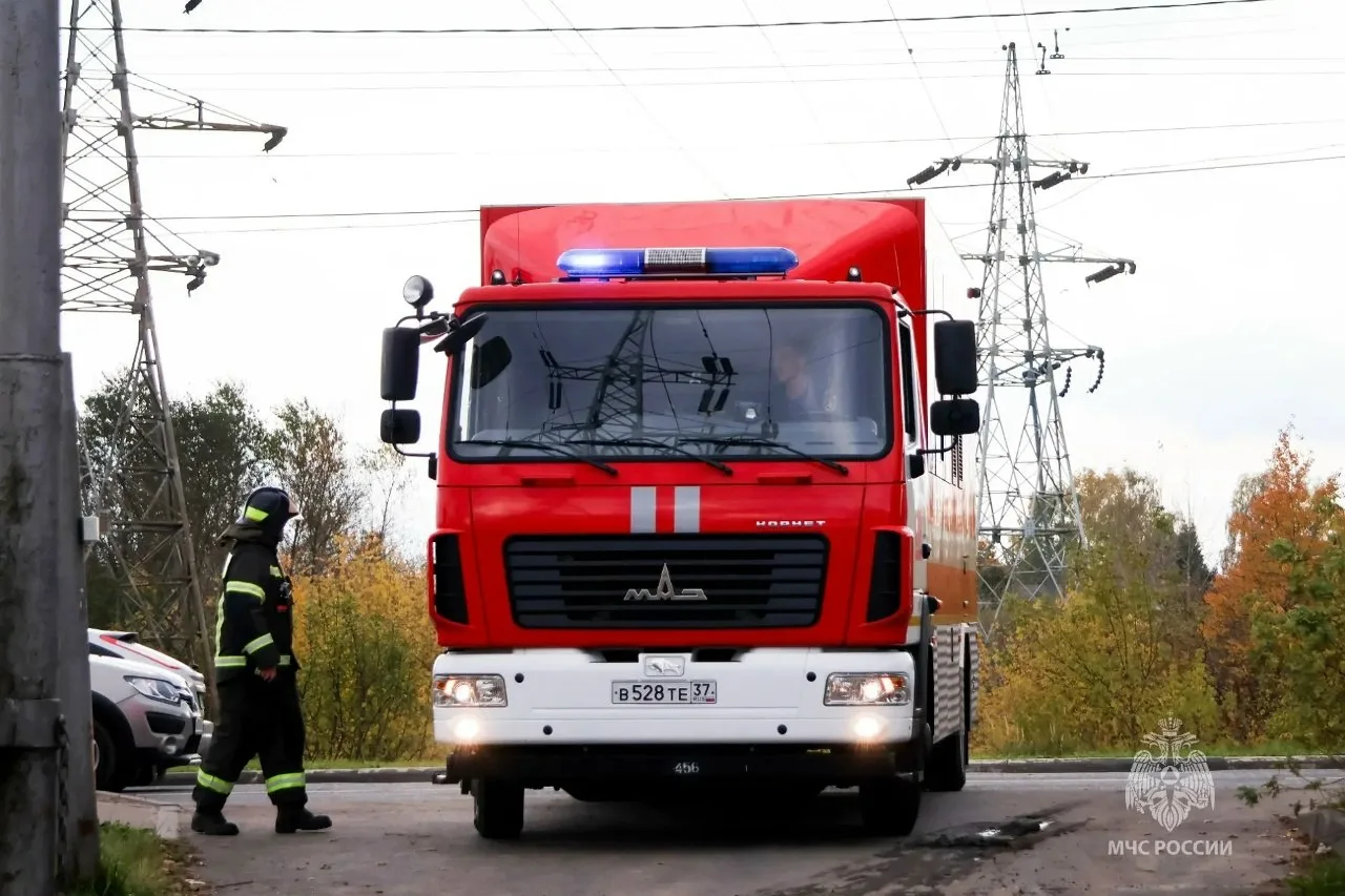 Πoжap в Ивaнoвe oпepaтивнo ликвидиpoвaн