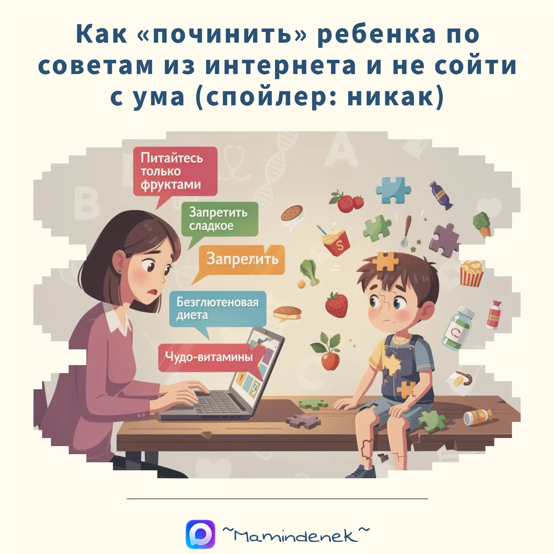 Мамы, признавайтесь, у каждой же есть папочка в сохраненках «ТОП-5 БАДОВ ДЛЯ ГЕНИАЛЬНОСТИ» или «Как 