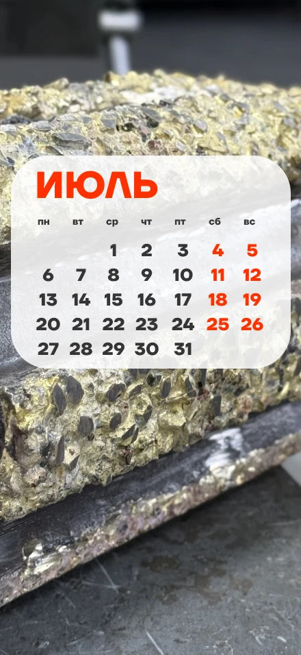 📲 Скачивайте наши новые обои-календари на этот месяц! Мы перенесли красоту цехов ООО Н...