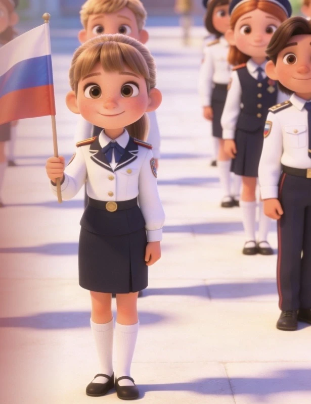 🇷🇺 СМОТР СТРОЯ И ПЕСНИ + ЗАРНИЦА: ПЕРВЫЙ ДЕБЮТ ПЕРВОКЛАССНИКОВ! 🇷🇺  Сегодня, 13 февраля, в нашей шко