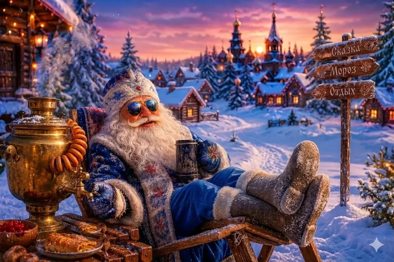🎅 Ой-хо-хо! А вот и Дед Мороз!