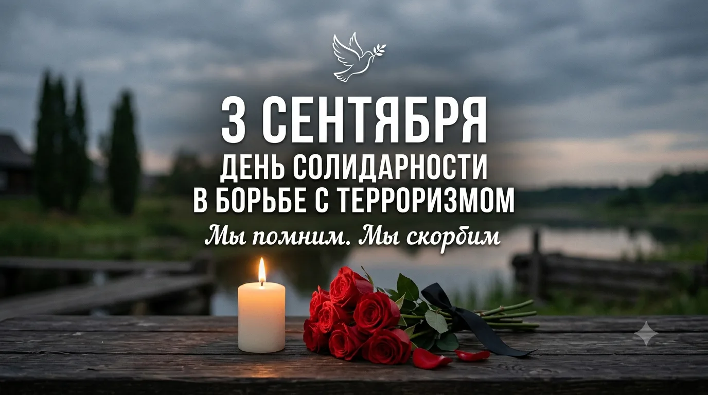 Сегодня, 3 сентября, в России отмечается День солидарности в борьбе с терроризмом.
