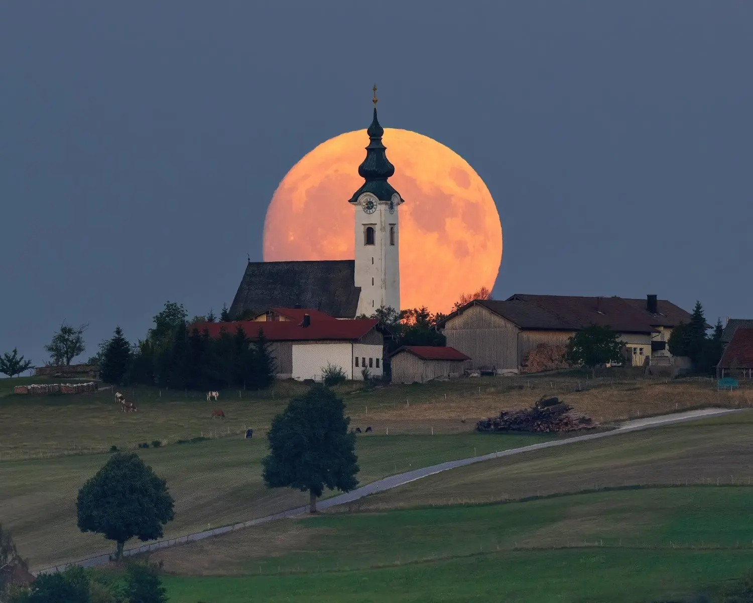 Июльское полнолуние на кадрах фотографов со всего мира 😍
