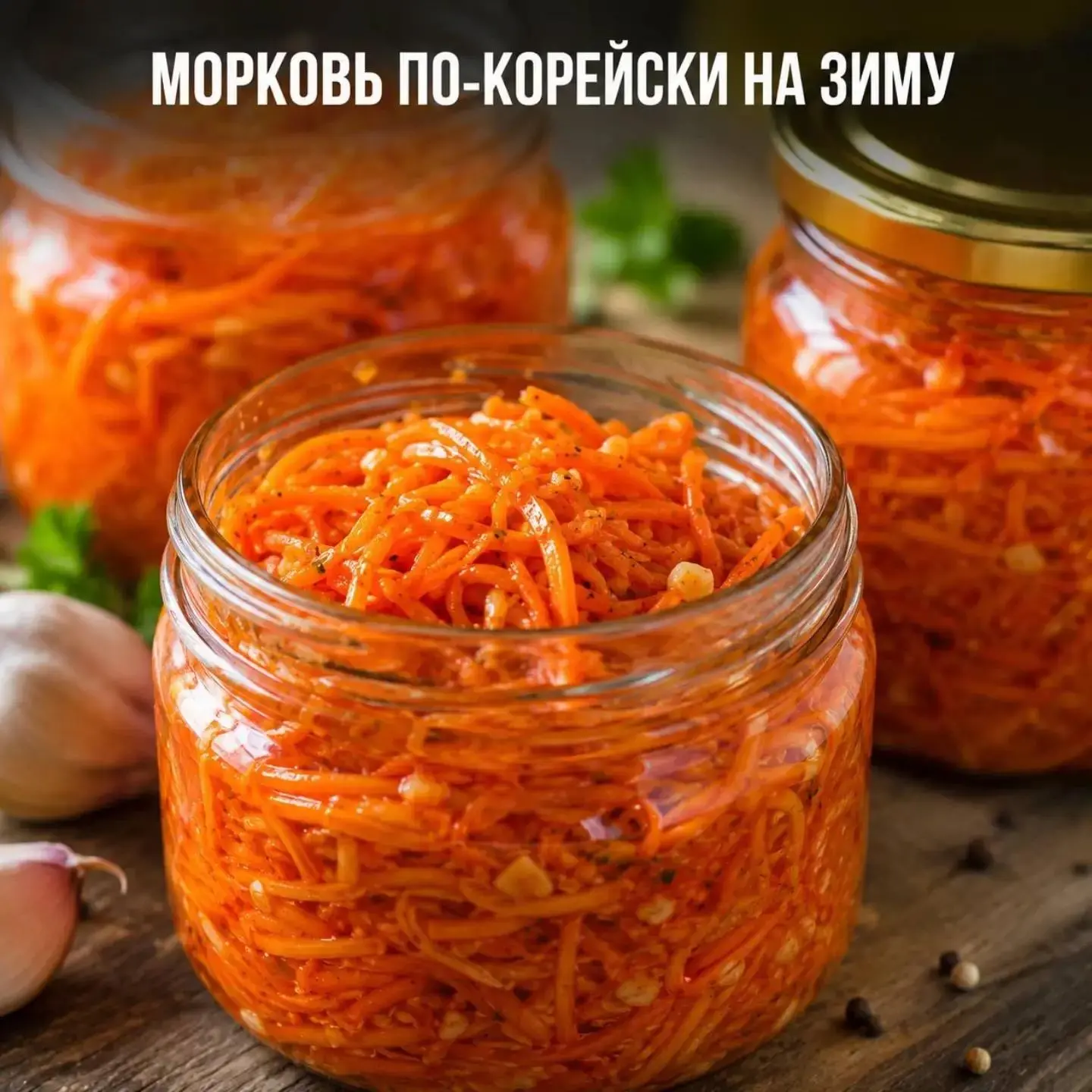 🥕 Морковь по-корейски на зиму — пикантная, ароматная и очень хрустящая!