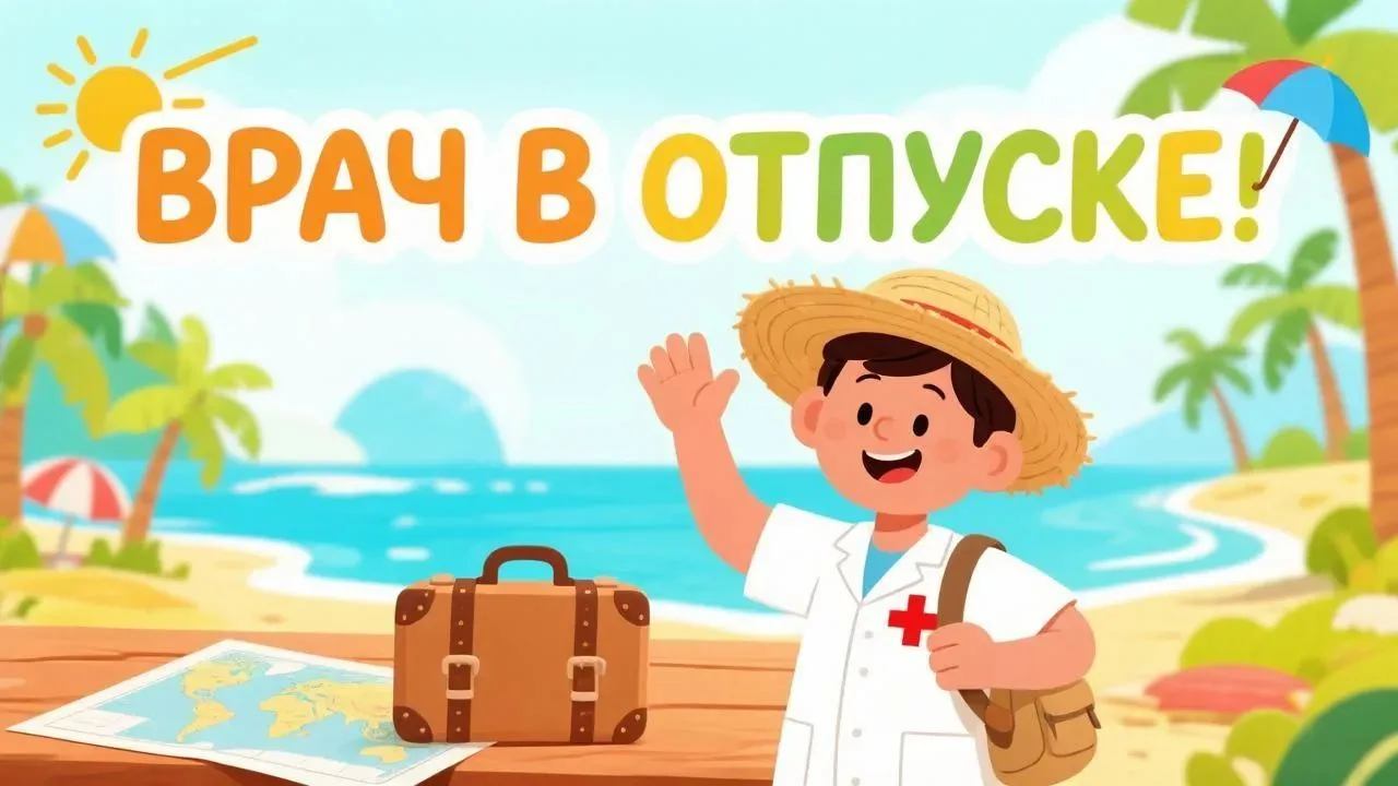 Обратите внимание! с этой недели врачи в отпуске: