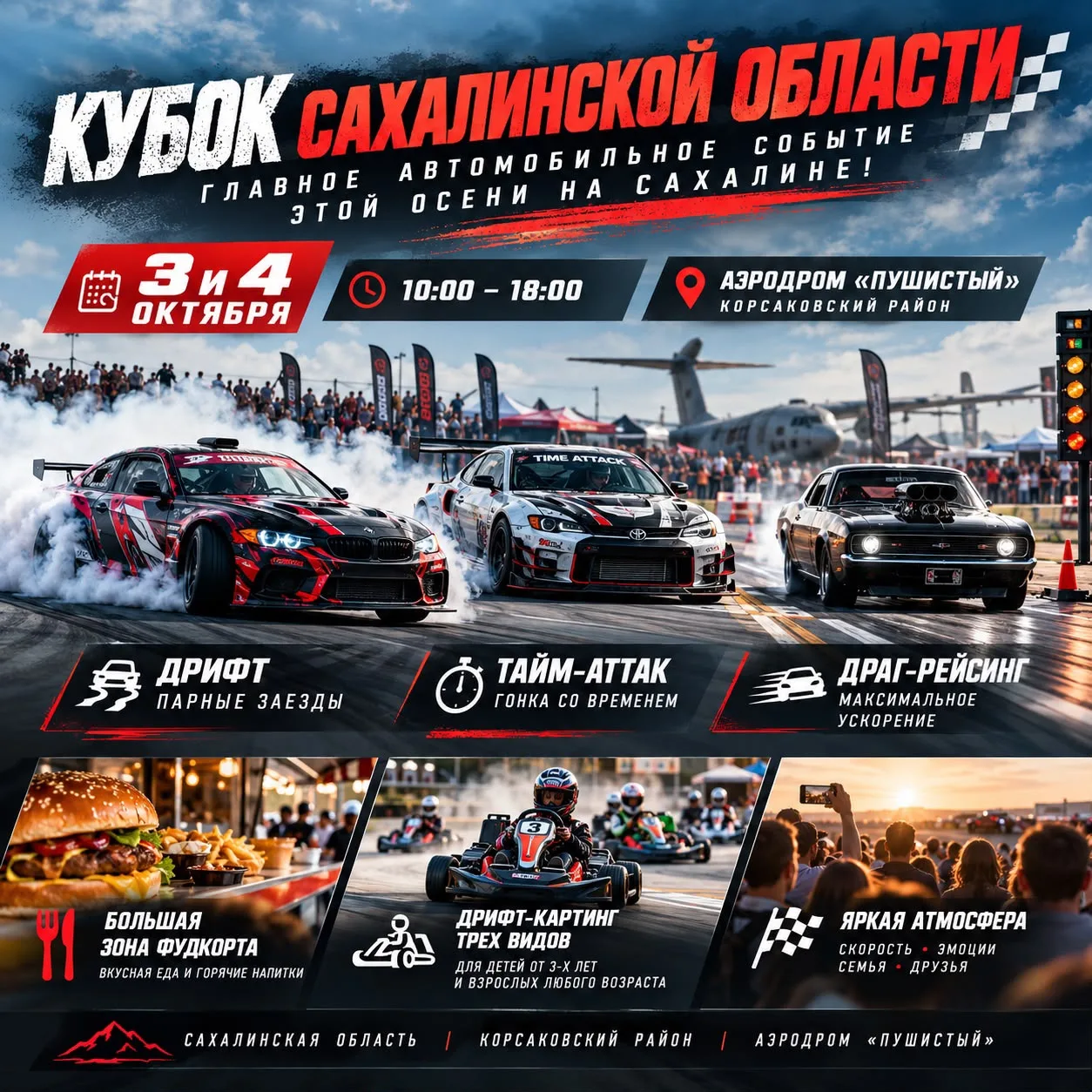 Федерация автомобильного спорта Сахалина приглашает жителей и гостей острова на заключи...
