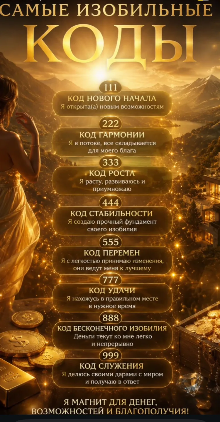 9 САМЫХ САКРАЛЬНЫХ ЧИТ КОДОВ.