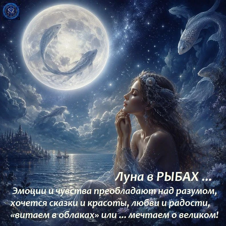 ✨ Весь день в четверг Луна будет еще в Водолее, а вот выходные нас ждут "замечтальные" 🤩

✨ Завтра 