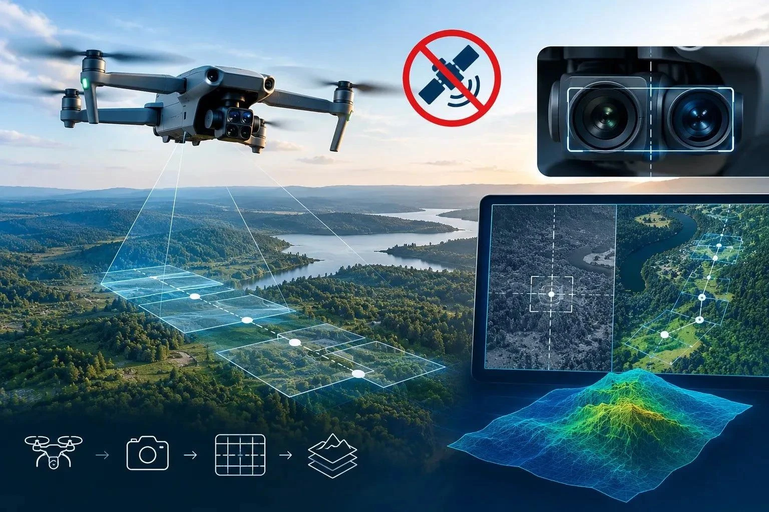 Прорыв в аэрофотосъемке: ученые МИИГАиК запатентовали метод съемки без GPS!