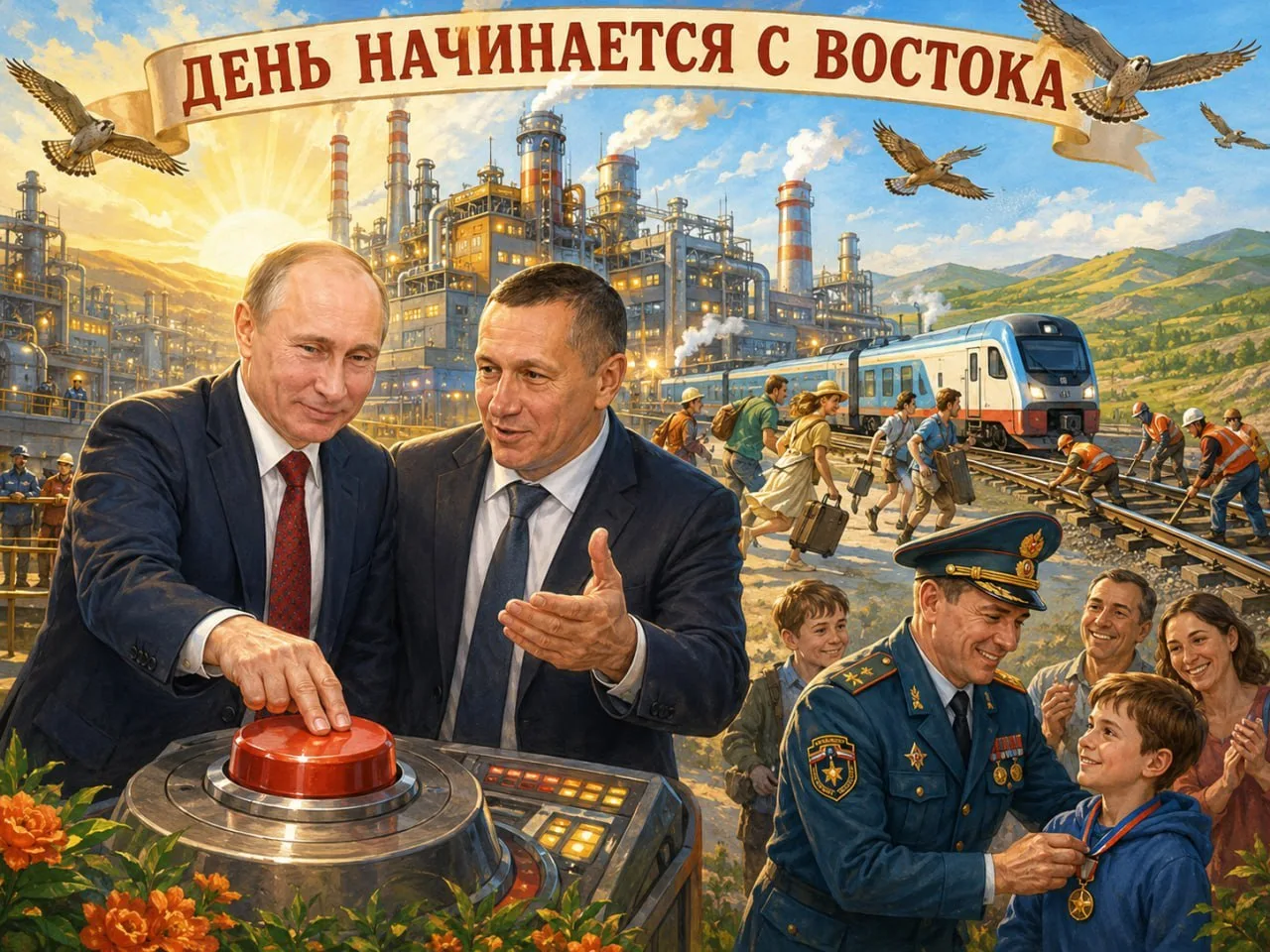 День начинается с Востока и дайджеста ключевых новостей!