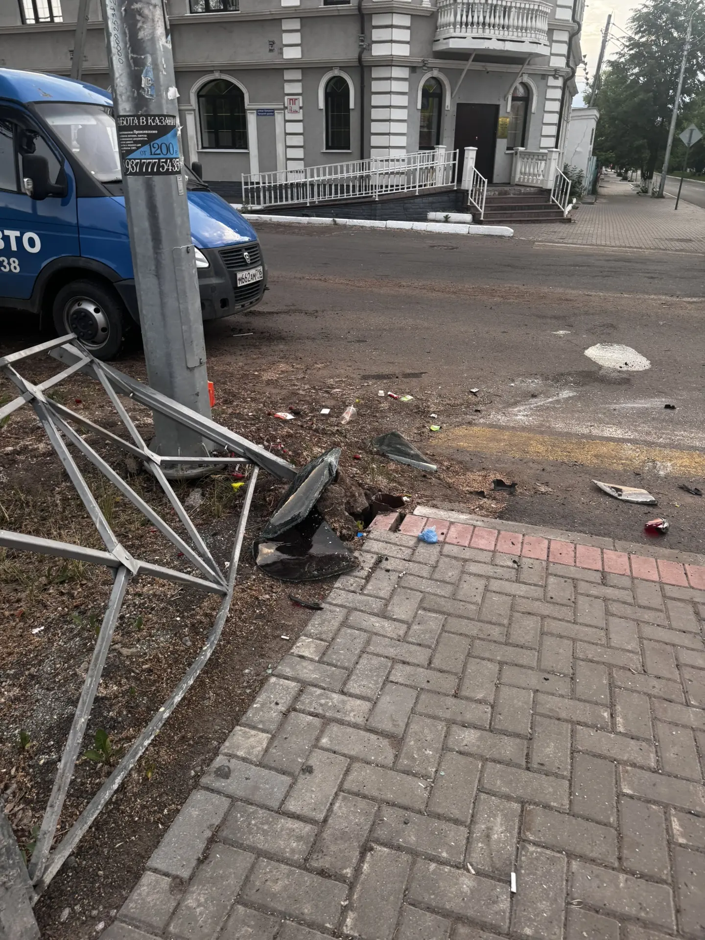 В центре Чистополя произошло дорожно-транспортное происшествие с участием двух автомоби...