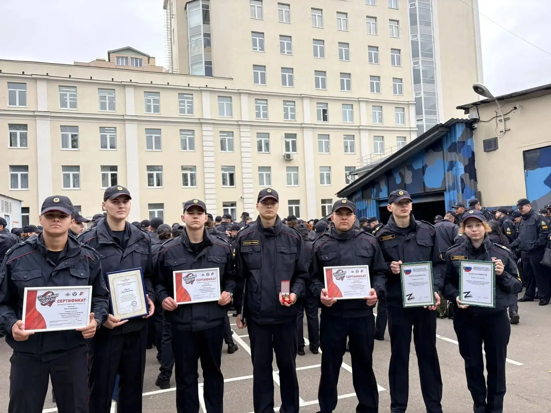 🚨Курсанты II курса Колледжа полиции награждены медалями и благодарственными письмами з...