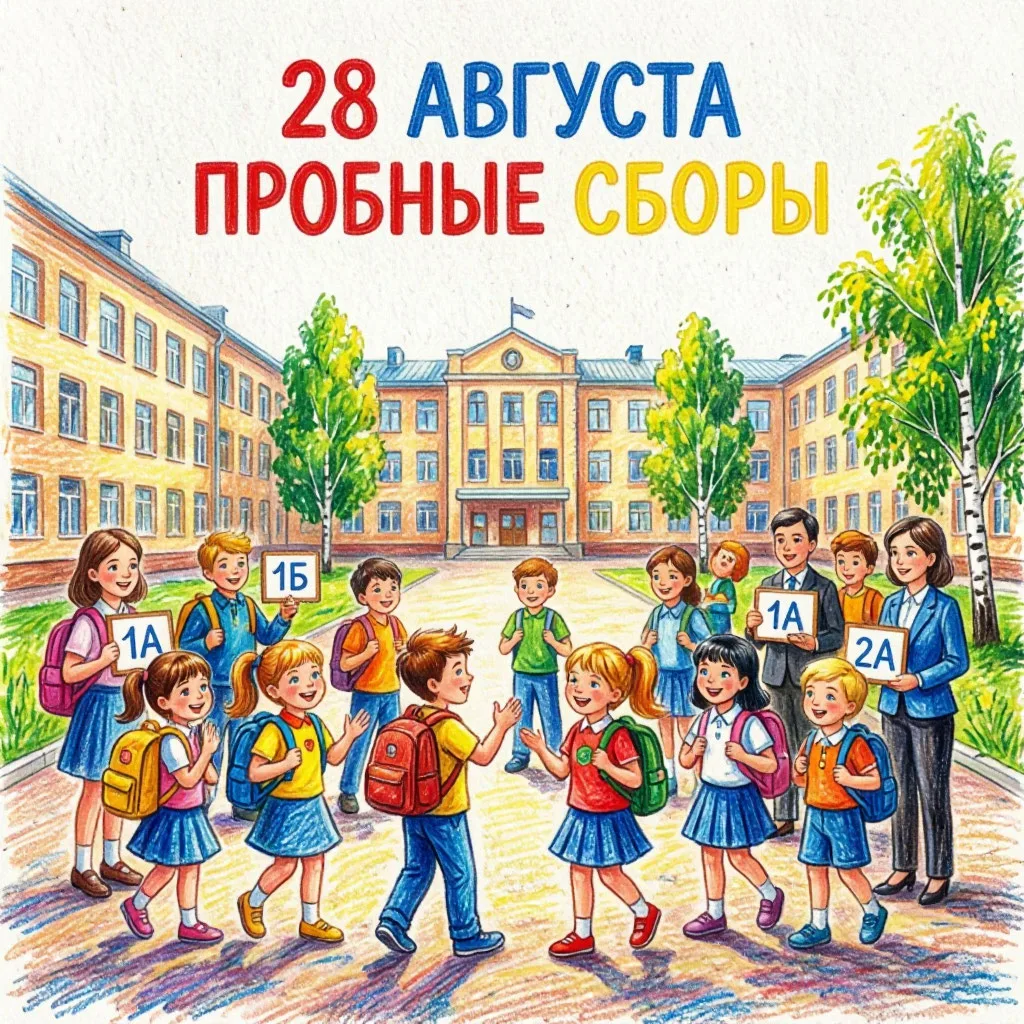 Внимание! Пробные сборы 28 августа!