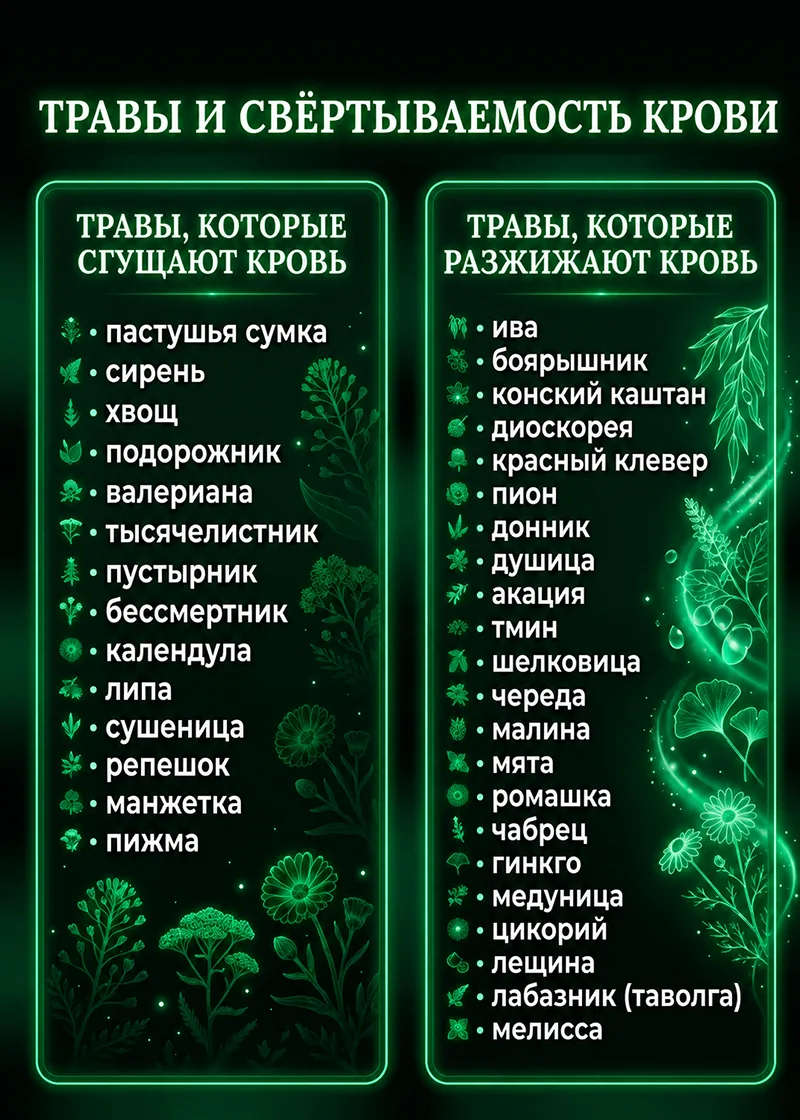 Густая кровь может создавать дополнительную нагрузку на сердце и сосуды, повышая риск серьёзных проб