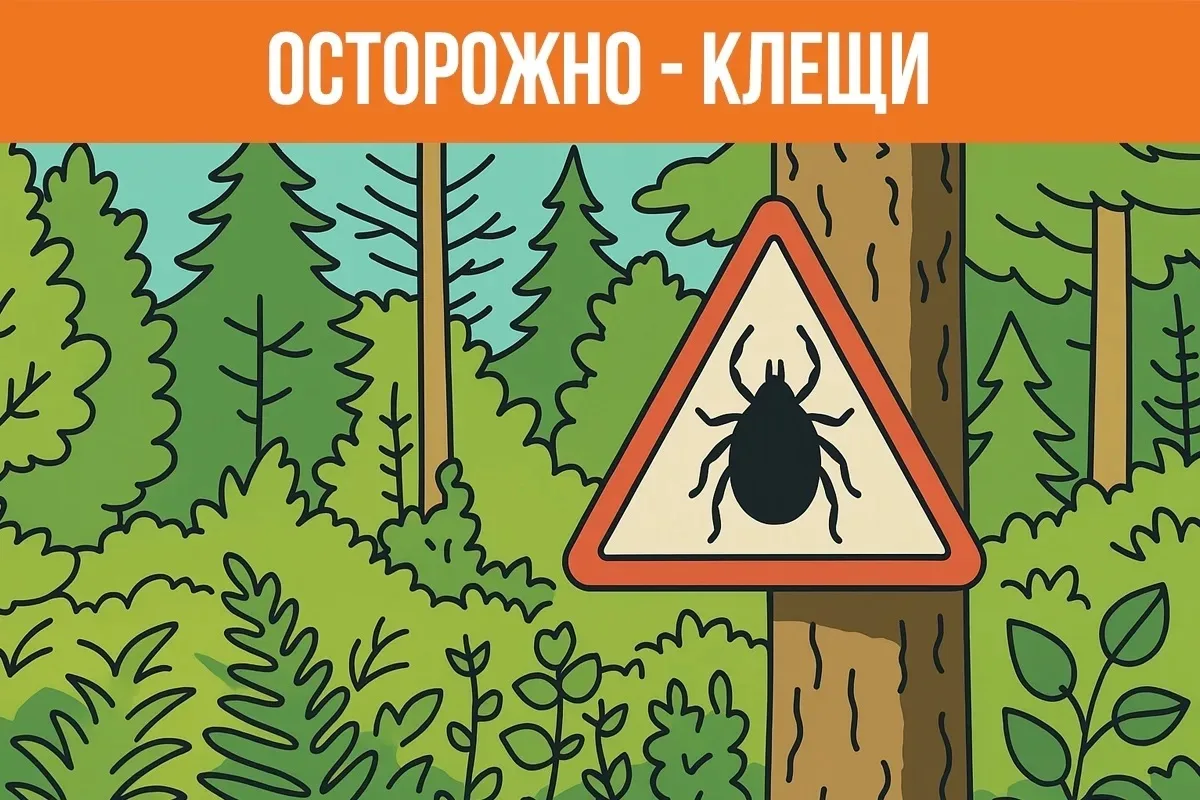 Уважаемые родители!  С наступлением тепла (апрель-июнь) клещи активны не только в лесу, но и в парка