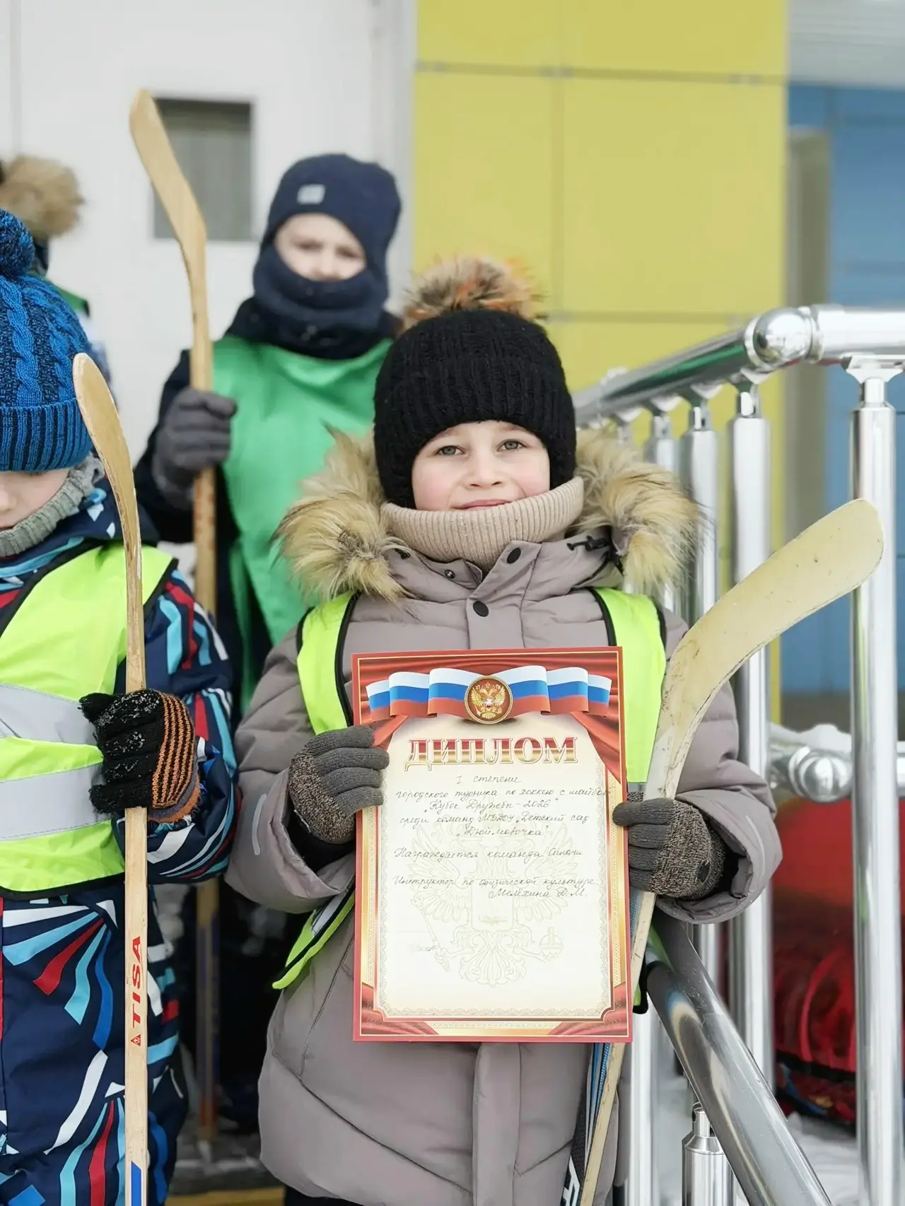 12 февраля в рамках малых зимних Олимпийских игр среди детей старшего дошкольного возраста в нашем с