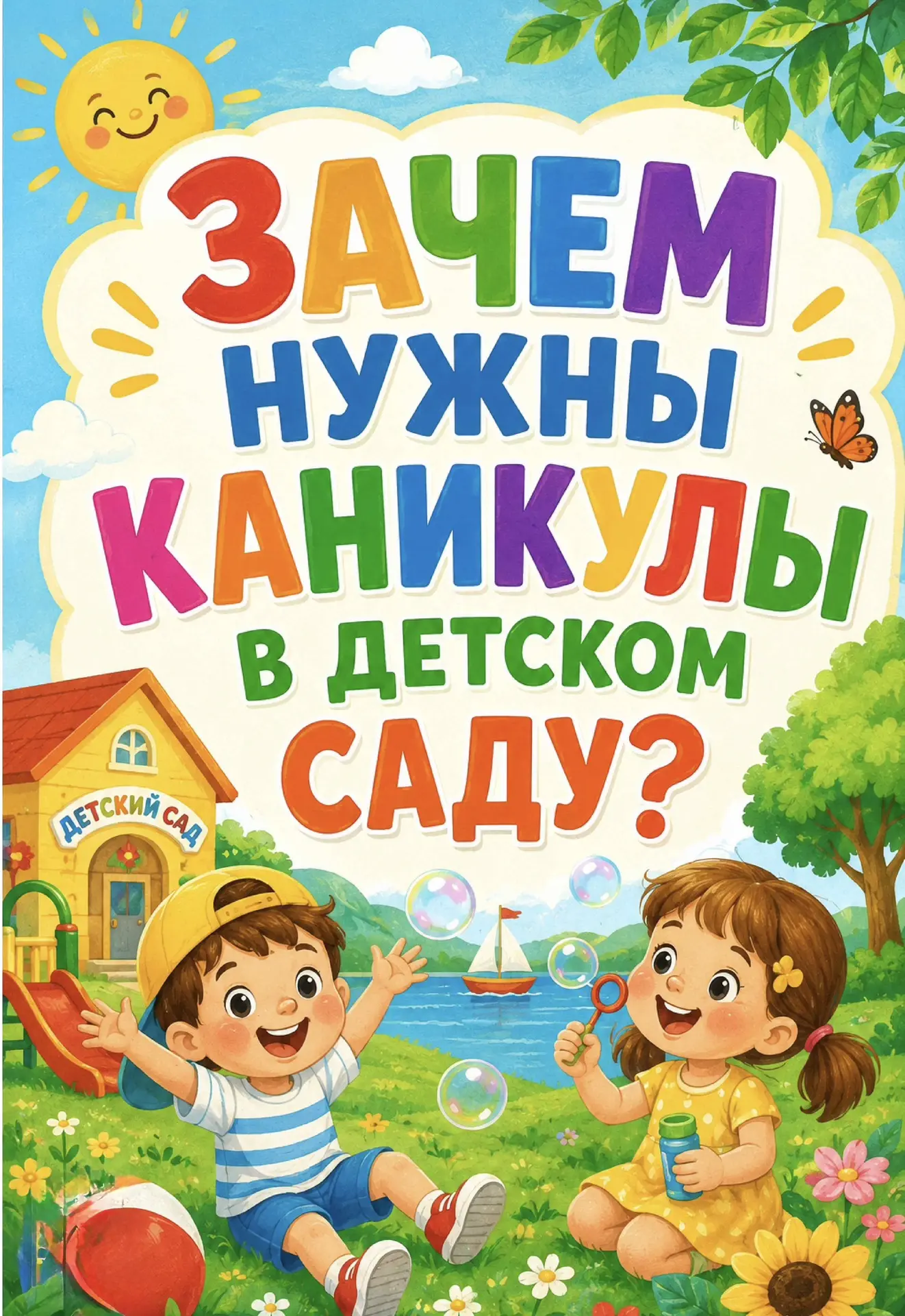 Зачем нужны каникулы в детском саду?🤔⤴️
