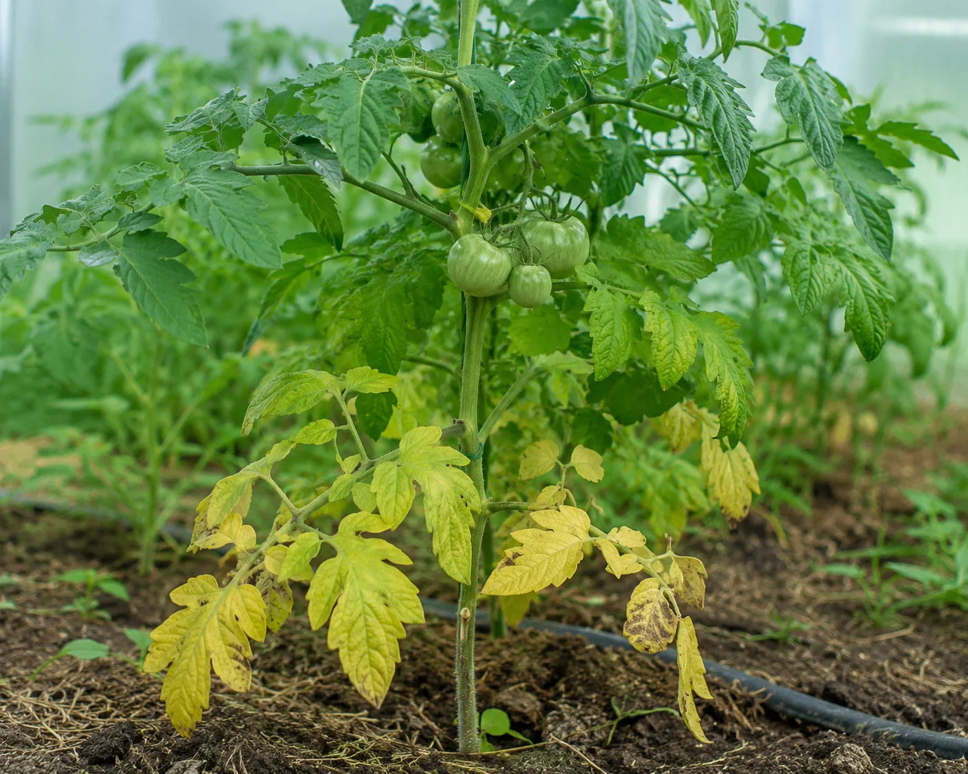 🍅 У томатов начали желтеть нижние листья? Не спешите хвататься за удобрения.
     
Каждый год вижу 