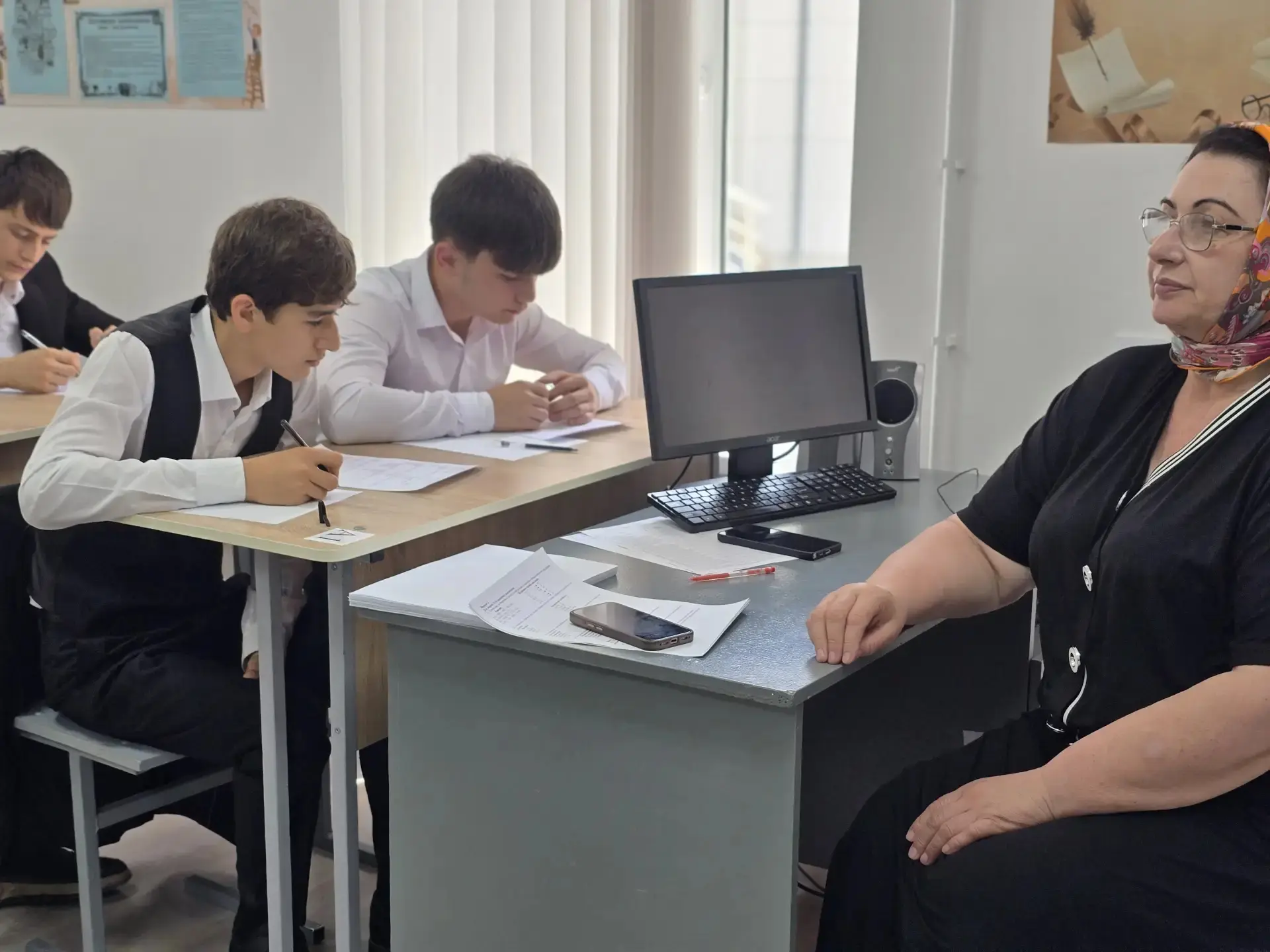 Профильный отбор: в МБОУ «СОШ №3 г. Шелковская» состоялся первый этап диагностики по химии и биологи