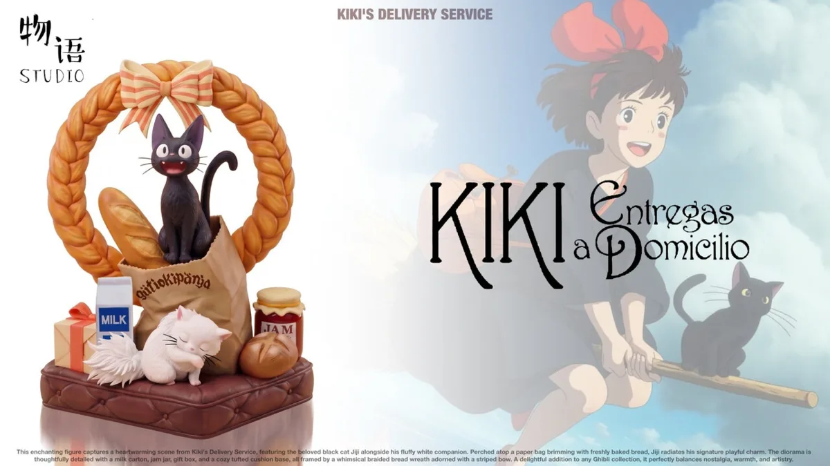 Статуя Jiji, Lily - Kiki's Delivery Service (Ghibli) от WuYu Studio