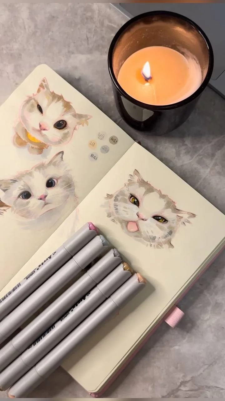 Рисование маркерами 📓