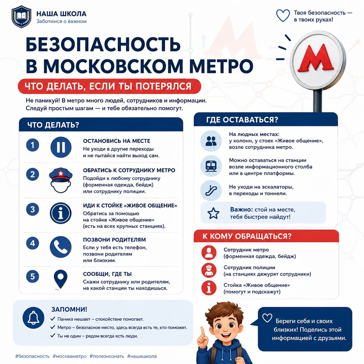 Потерялся в московском метро? Главное — не паниковать!