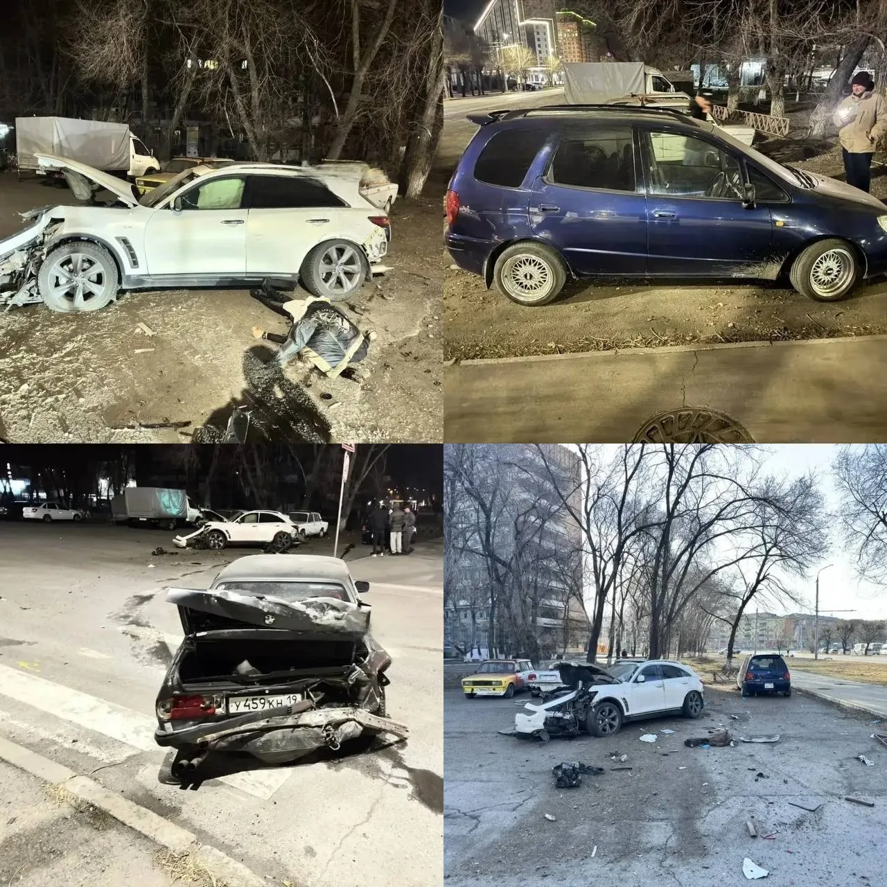 Ночью произошло сильное ДТП в Абакане 😱